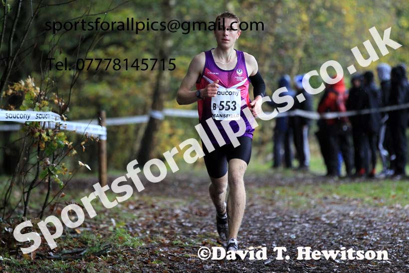 Junior Mens 2023 National Cross Country Relays, Berry Hill Park, Mansfield.  Photo: David T. Hewitson/Sports for All Pics